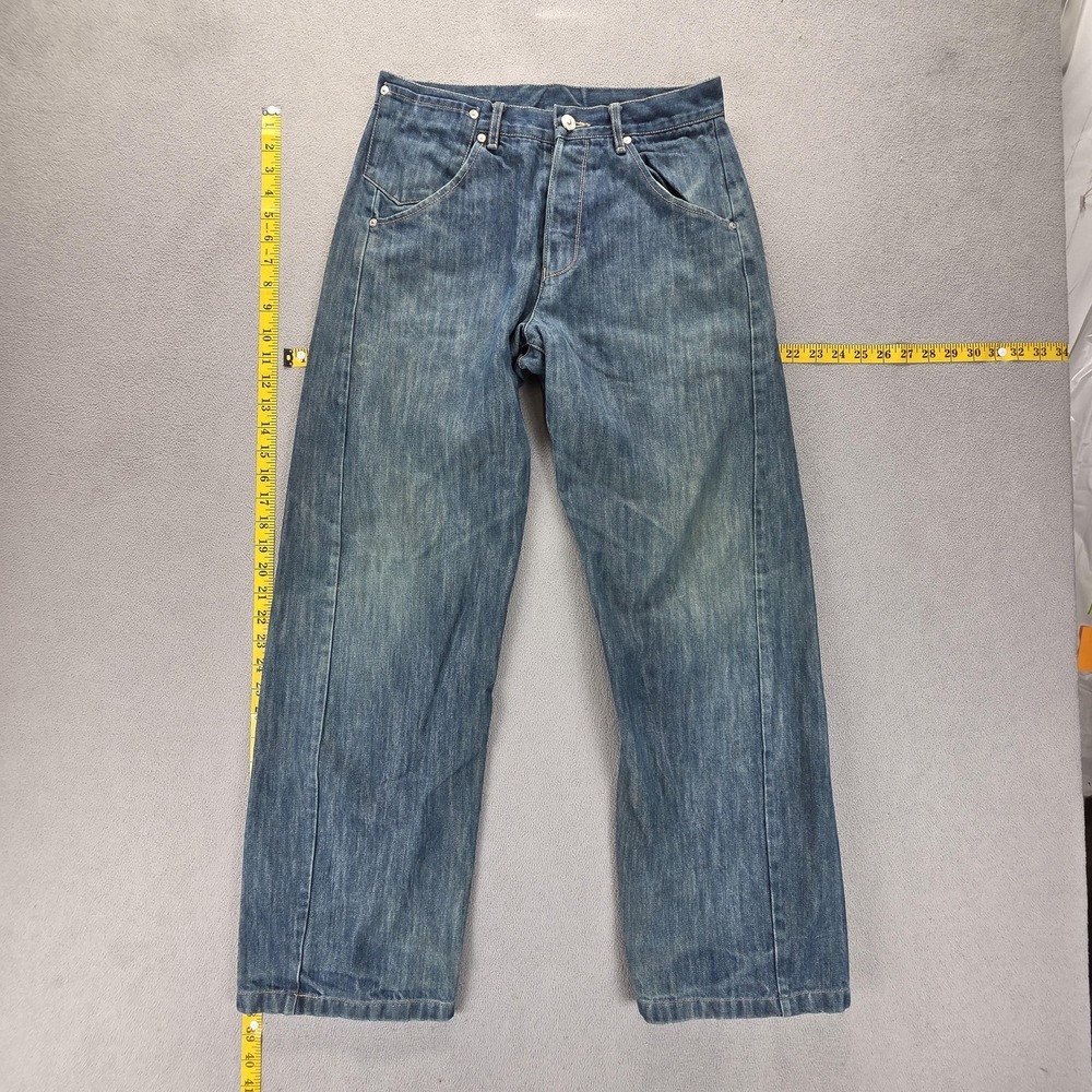 Vintage Levis Engineered Jeans Mens 30x30 Blue Twisted Flap Pocket Made in Japan